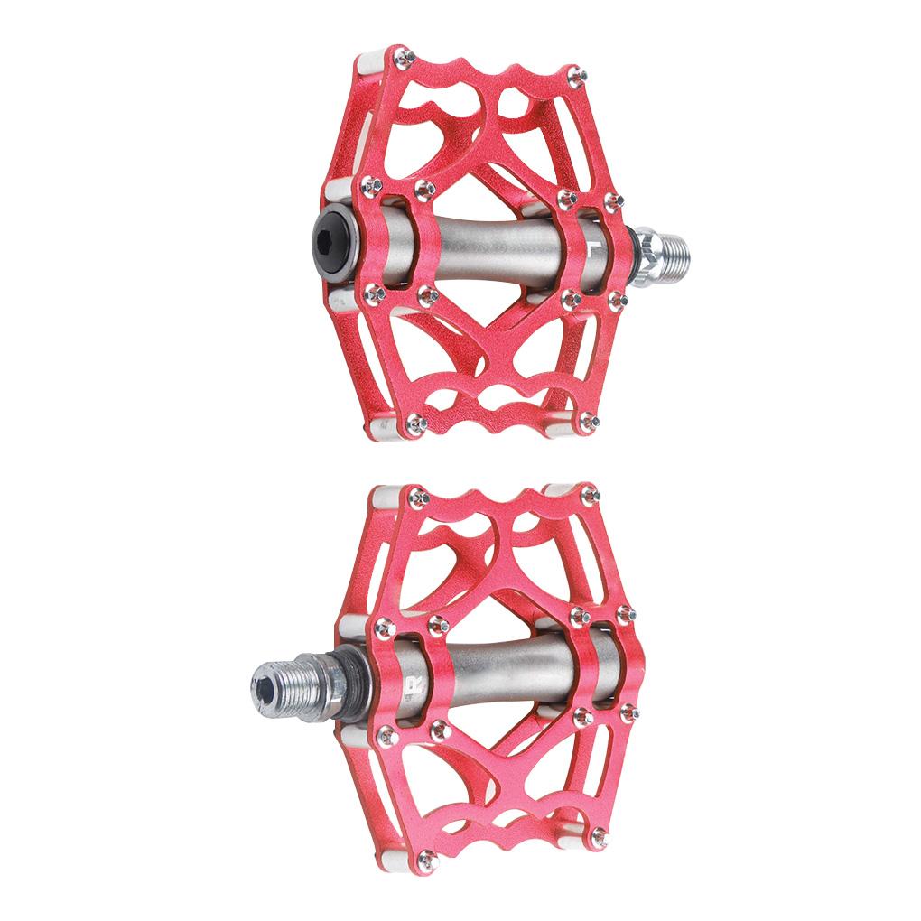 1 Pair Alloy Pedals Mountain Bike Pedals Universal Replacement Road Parts with Dust\-proof