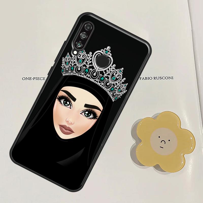 Muslim Islamic Girls Arabic Hijab For Huawei Nova 11 9 10 SE Y60 Y70 Y90 Y61 Y91 Nova 3i 7i 8i 11i P20 P40 Lite P30 Pro Case
