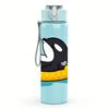 1PC Penguin Pineapple Float Cartoon Figure 750ml Color Plastic Water Bottle Leakproof Flip Straw Lid For Sports Office Home Use