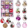 6cm 12 Packs Can Be Mixed In the Store 6cm 12 Transparent Christmas Ball Gift Box 6cm/8cm 12 Plastic Hollow Balls Christmas Decorations Christmas