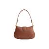 Coach Soho 26 Logo Recycled Leather Shoulder Tote Bag Medium Women Handbags Saddle CR699-B4L4A