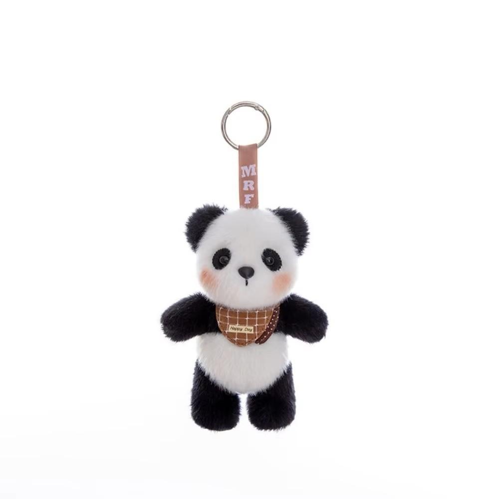 Furry Plush Animal Pendant PP Cotton Plush Backpack Pendant Stuffed Doll Keyring  Boy Girl Gift