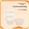WEISHENG Disposable Round Takeaway Bowls