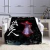 Himura Kenshin Cartoon Blanket Classic Japanese Animation Flannel Decorative Thin Blanket Portable Home Travel Office Blanket