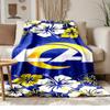 Los Angeles Rams Soft and Comfortable Flannel Suitable for Sofas Living Rooms Outdoor Camping Travel and Also Makes a Great Anniversary Gif