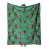 Christmas Checkered Pattern digital-printed polyester Bedroom velvet flannel soft sofa cover blanket Fleece soft sofa cover