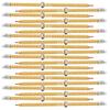 Quiet Wooden Threaded Pencil With Rotating Metal Nut Design For Classroom Concentration Focusing Aid Stress Relief Tool