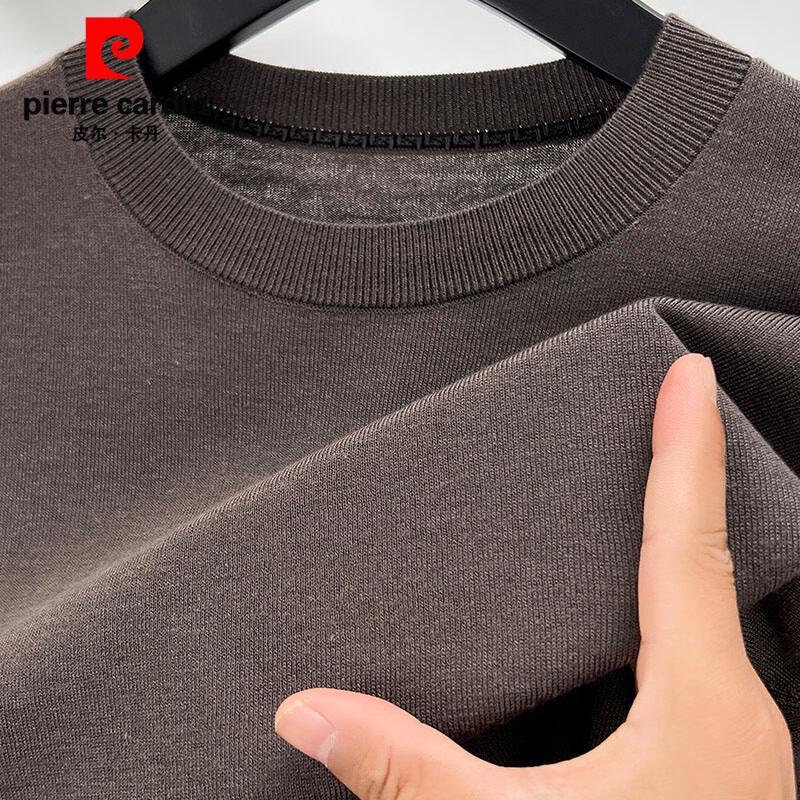 Pierre Cardin Men's Wool & Silk Blend Crew Neck Sweater