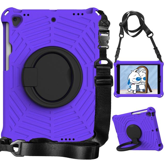 EVA Rotating Stand Case For iPad A16 11th 10.9 10th Air 3 4 5 Pro 11 1-2-3-4th 10.2 7-8-9th 10.5 9.7 Mini 7 A17 Pro 6 5 4 3 2 1