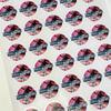 3-8CM Custom Round Stickers – Paper/PVC/Transparent 50-500PCs Personalized for Weddings Birthdays Business Gifts 5