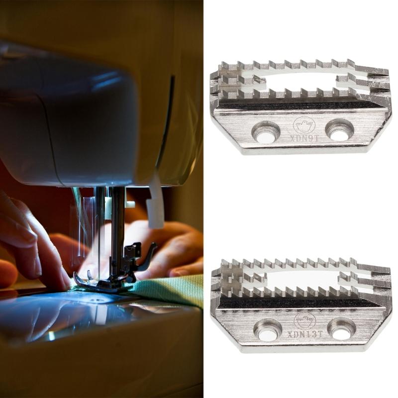 2Pcs Sewing Machine Feed Dog Replacement Flat Car Sewing Machine Feed Dog for Thin Fabric Sewing