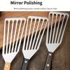 Stainless Steel Fish Spatula With Handle For Grilling Flipping Steak And Fish Perfect For Kitchen And Outdoor Cooking
