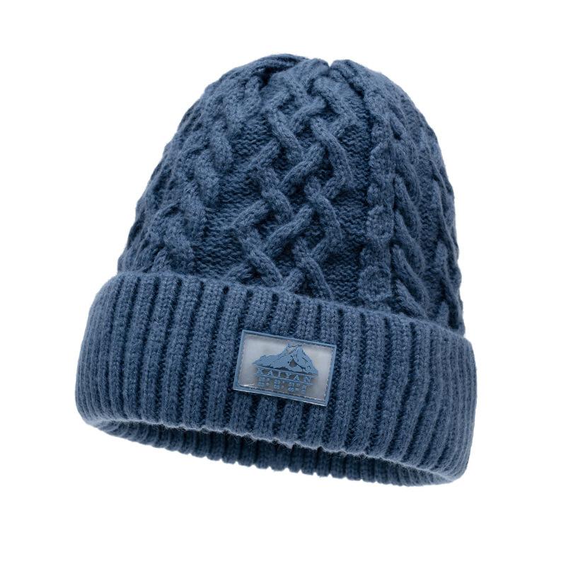 Samt Strickmütze Warme Wollmütze Herren Damen Winter Winddicht Kältefest Ohrenschutz Mütze