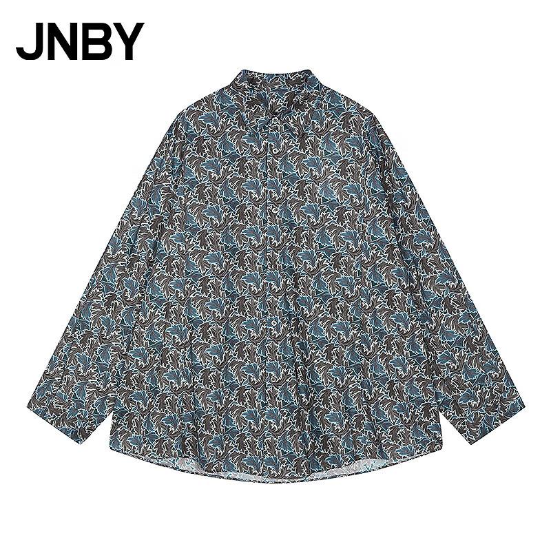 

JNBY Floral Cotton Loose Fit Long Sleeve Shirt M