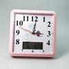 Wall Clock Dual Purpose Quartz Clock Simple Square Clock with Electronic Clock Lunar Calendar Display