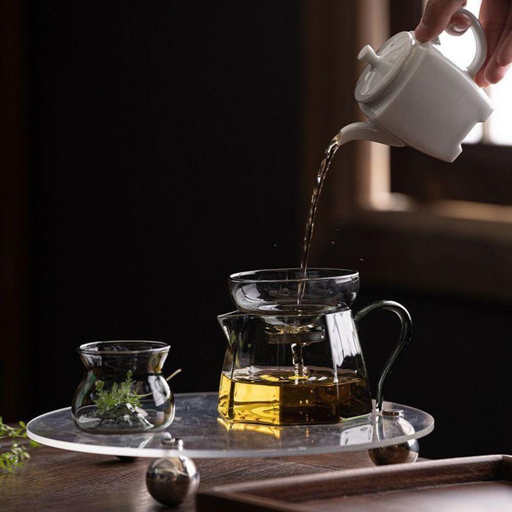 Japanese Style Glass Tea Filter Mountain Shape Tea&Water Separator Teapot Tea Pot Tea Lovers
