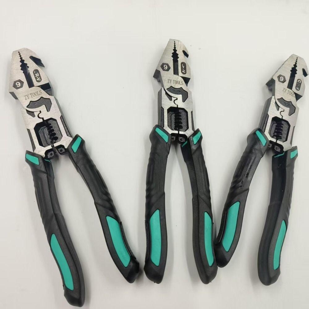 Useful Metal Hammerhead Pliers With Hammerhead Universal Diagonal Pliers multifunctional CR-V Wire Cutting Hardware Tools