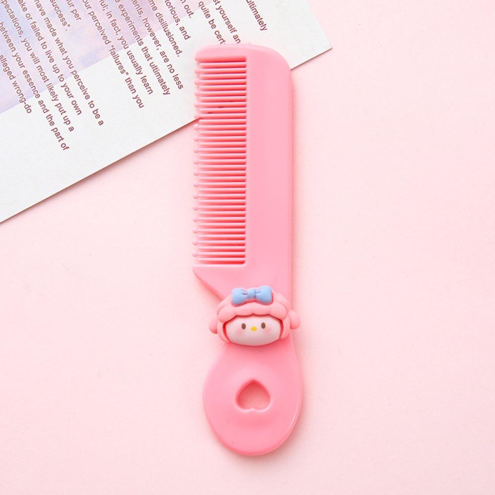Wear Resistant Cute Student Portable Hair Comb Mini Children Baby Girl Hair Comb