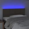 VidaXL LED Headboard Bedroom Furniture Single Bed Accessory Headboard Interior Taupe 3121606