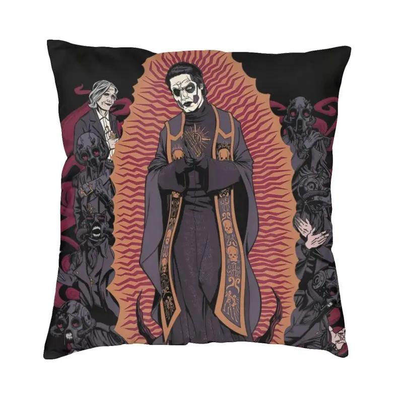Swedish Rock Band Ghost Pillow Case 40x40cm Decor Home Fashion Cushion Decoration Salon Square Pillowcase