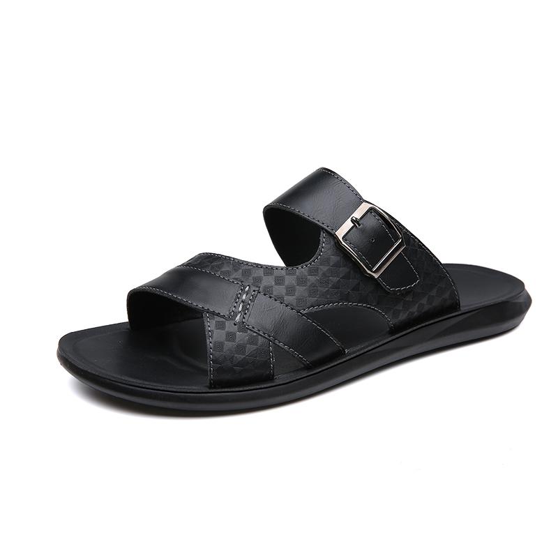 Fashion Summer Men's Slippers Minimalist and Comfortable Flat Bottomed Style Plus Size Outdoor Street Beach Walking Lightweight Shoes