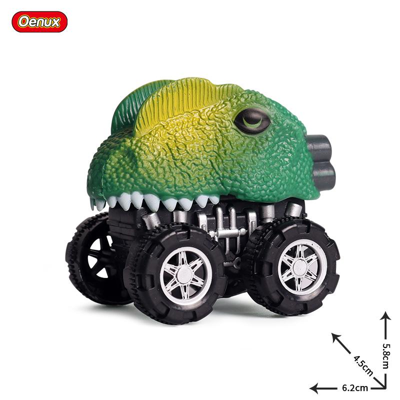 Oenux Mini Tigru Sălbatic Lup Mașină cu Tragere înapoi Model Simulare Animale Lumea Dinozaurilor Rechin T-Rex Vehicul Drăguț Camion Jucărie Copil Cadou