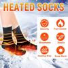 HOUKEA HKA06-A017-2-MK1 1 Pair Self-Heating Mid-Tube Foot Warmer Socks Warm Winter Outdoor Cycling Skiing Heating Socks