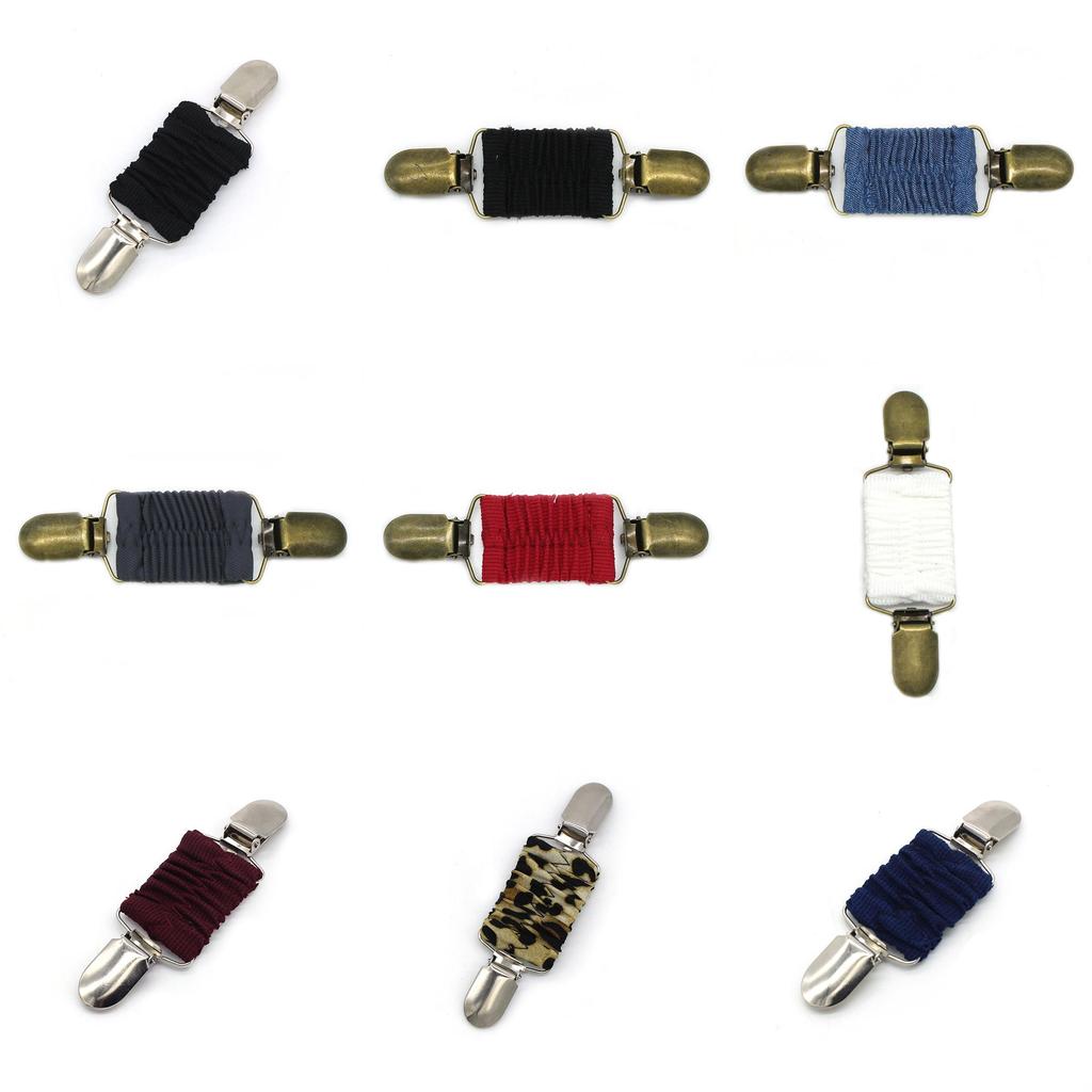 Geometric Style Womens Sweater Clips With Snap Fastener For Stylish Layering