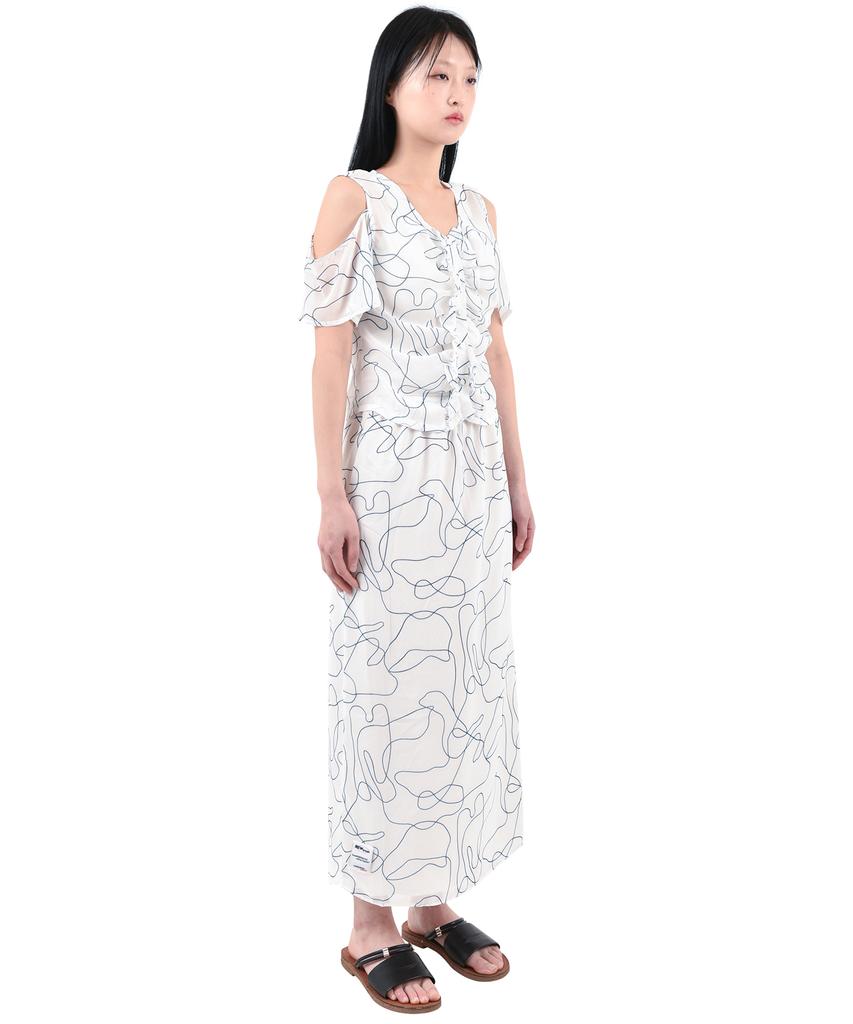 KATHARSIS Chiffon Long Skirt Wt_Free