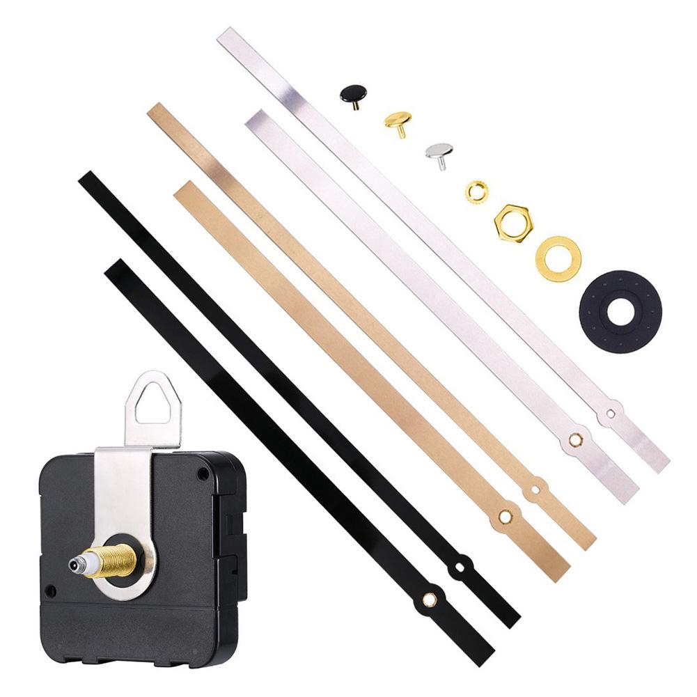 High Torque Long Shaft Clock Movement Mechanism Clock Replacement Motor With 3 Set Hands Quartz Wall Clock Repair Parts