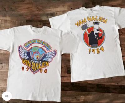 1984 Van-Halen Tour Of The World Unisex T-Shirt