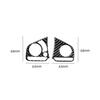 For Honda CR-V 2017- Carbon Fiber Interior Steering Wheel Button Cover Trim