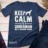 Funny Doberman Art Men Women Doberman Pinscher Dog Walker T-Shirt Unisex T-shirt