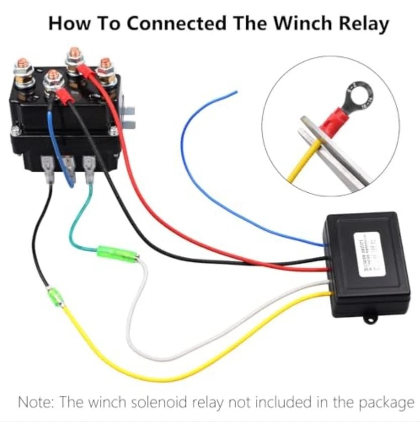 12V 24V Wireless Winch Remote Control Switch Kit Handset Switch Controller With Receiver Winch For Truck For Jeeps ATV/SUV