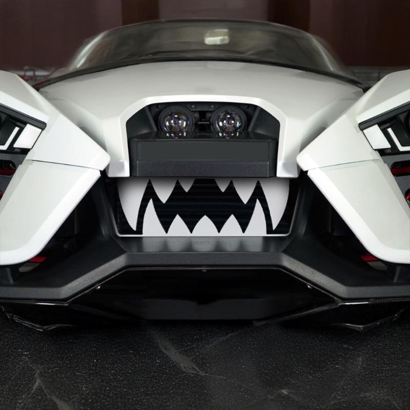 Grille Guard Cover Decoration Radiator Grille Teeth Insert for Vehicle Radiator Protector Decor Easy Installation