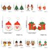 1Pair Christmas Tree Christmas Earring Handmade Sew Xmas  Eardrop Santa Claus  Earrings  Women
