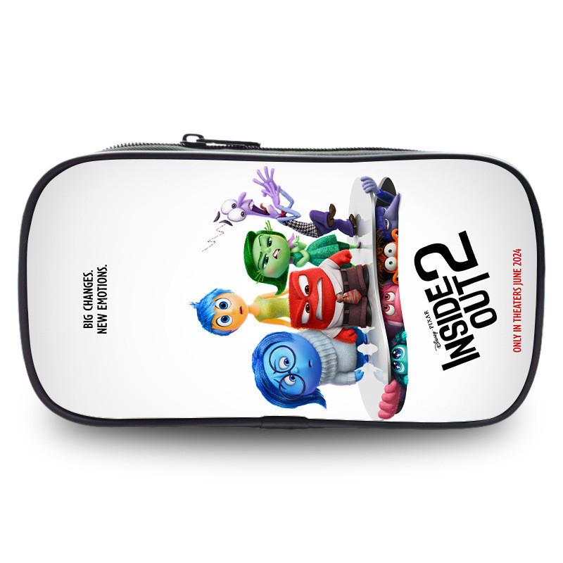 Inside Out 2 Student Large Capacity Pencil Case Oxford Cloth Durable Pouch