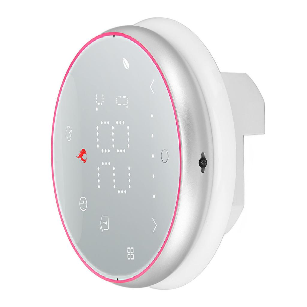 Smart Thermostat 1 Week Programmable LED Display Recessed Round Digital Thermostat AC95‑240V for Water Heating System