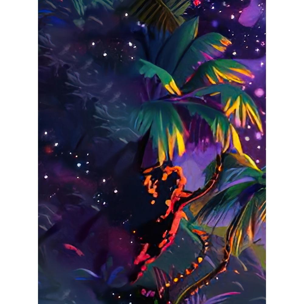 Neon Tropical Women's Tee - Cosmic Beach Sunset Graphic