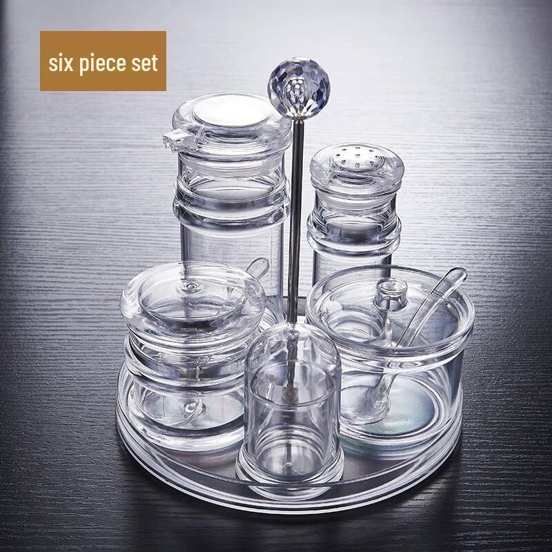 

Commercial 6-Piece Seasoning Jar and Bottle Set