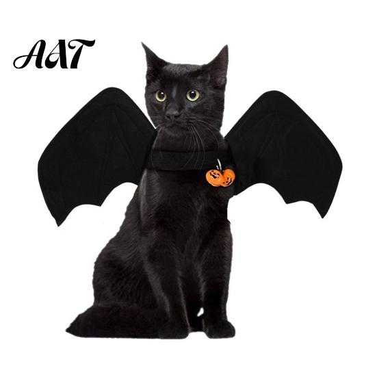 Pet Photo Prop Costume Cat Bat Wings, Halloween Costume, Puppy Cosplay Outfit, Lightweight Wings Cute for Cats Dogs Party Dress Up Accessory