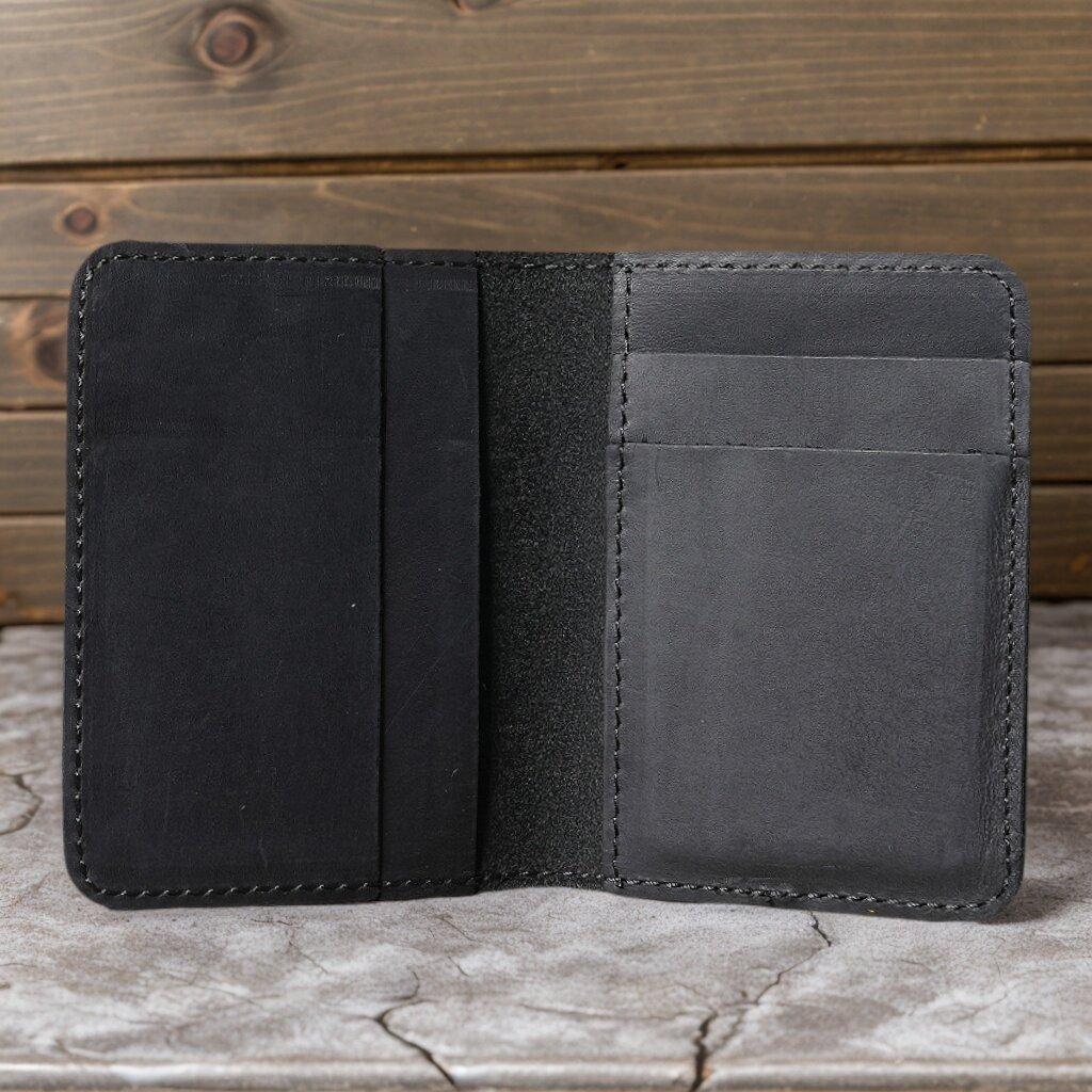 

Ретро Ручная работа Crazy Horse Чехлы для карт Кожа высшего качества Держатель для ID и кредитных карт Ультратонкий кошелек Мужской Портативный Картхолдер