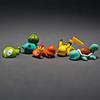 Sleeping Pokemon Action Figure Cup Pocket Monster Pikachu High Quality Toys Dedenne Fennekin Bunnelby Lucario Mudkip Squishy Tiny Figure