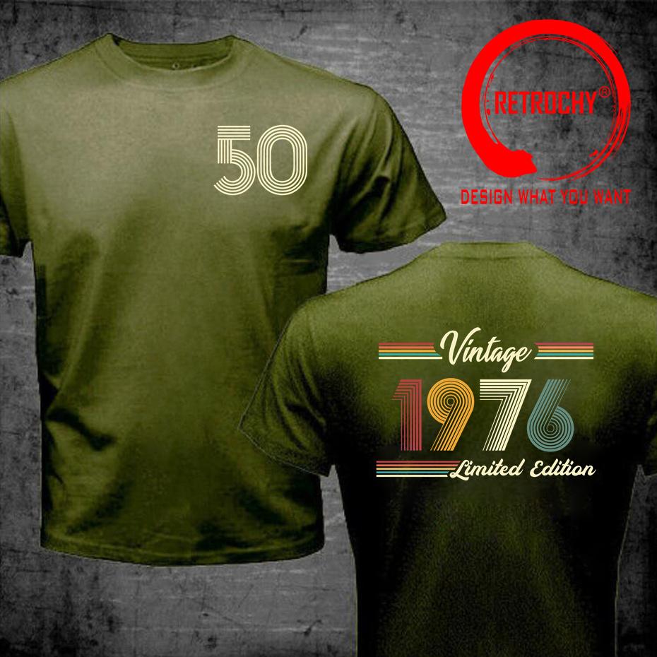 Classic 50th Birthday In 1976 Limited Edition Graphic T Shirt Unisex Unisex Vintage 1976 Original 50yearold Tshirt Retro Clothes