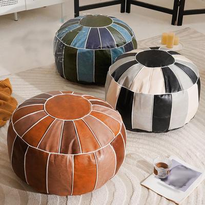 Pouf-Bezug für unbefüllten Fußhocker, Bodenkissen, Sitzfläche, Wohnzimmer und Schlafzimmer