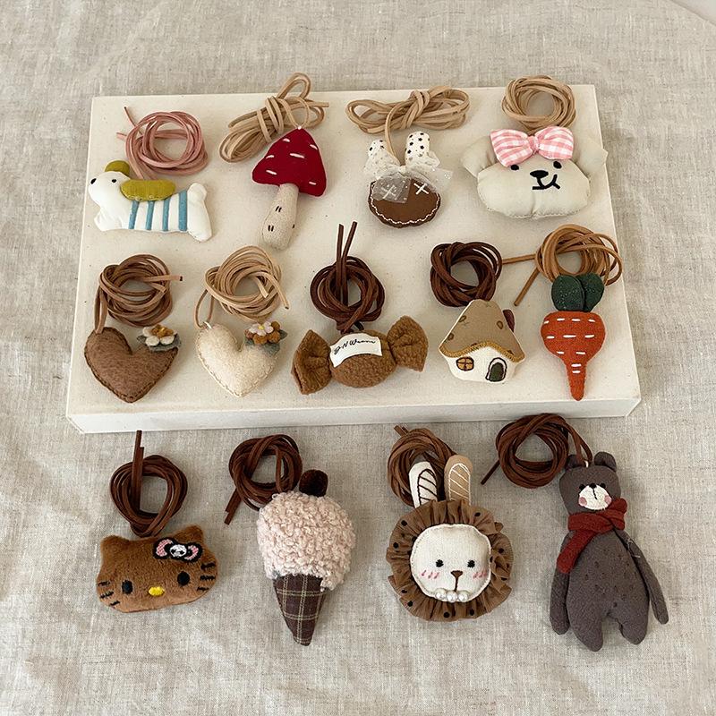 Desene Animate Drăguț Material Pluș Mic Animal Gât Colier Nișă Feminină Literar Retro Concav Lanț Pulover Pandantiv