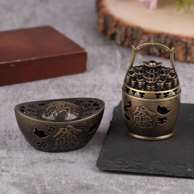 Buddhist Utensils Incense Burner Incense Censer Alloy Sandalwood House Furnishings Home Office Decoration