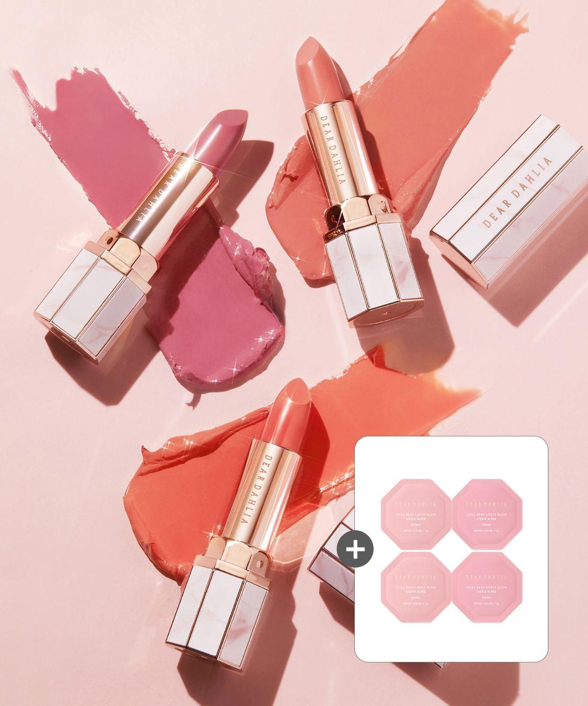 Blooming Edition Lip Paradise Sheer Dew Tinted Lipstick (+Liquid Blush Kit Gift)