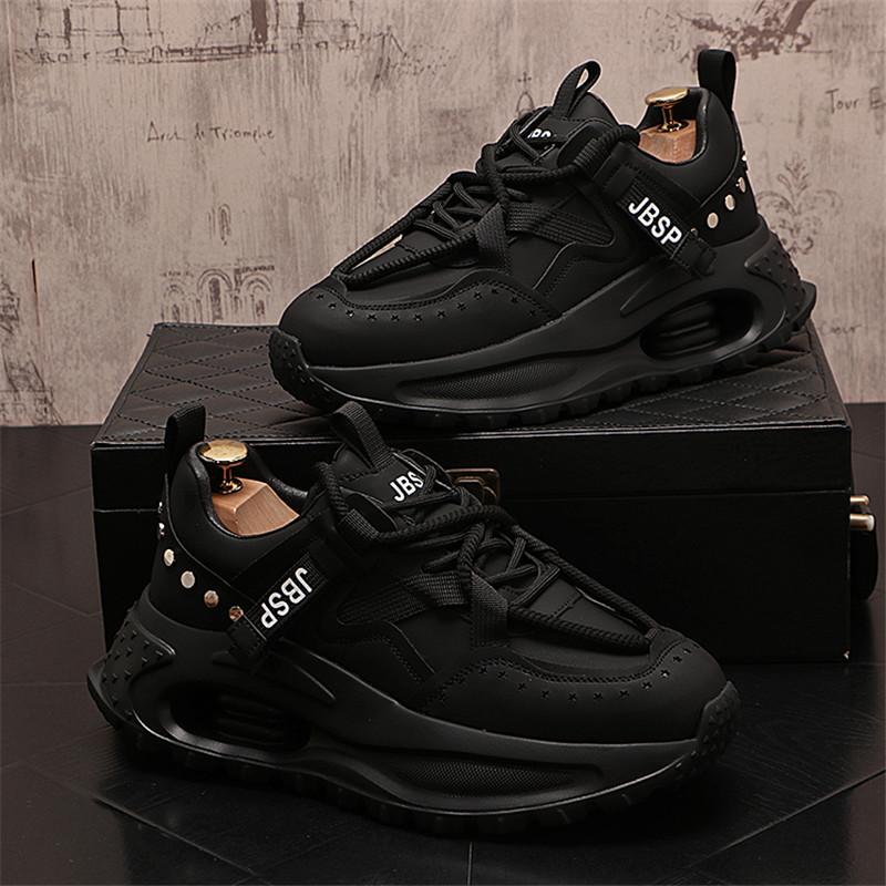 

Модные мужские кроссовки на платформе, удобные дышащие мужские дизайнерские туфли, оригинальные мужские белые кроссовки Zapatillas De Hombre 38 чёрный