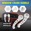 2PCS Car Window Crank Handle Universal Winder Riser Replacement Aluminum Alloy FOR Toyota Honda Corolla Car Parts High Quality
